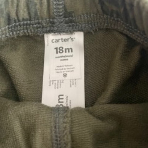 Truck and Digger Army Green Toddler Sweatpants - Picture 2 of 2